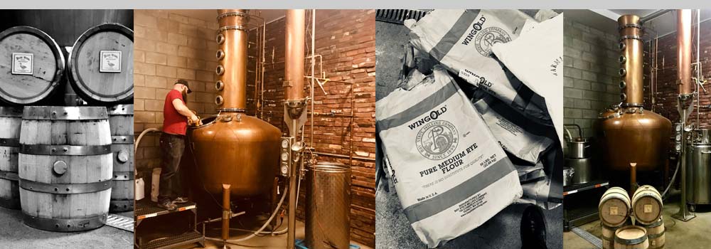 rye whiskey - photos of whiskey distilling process