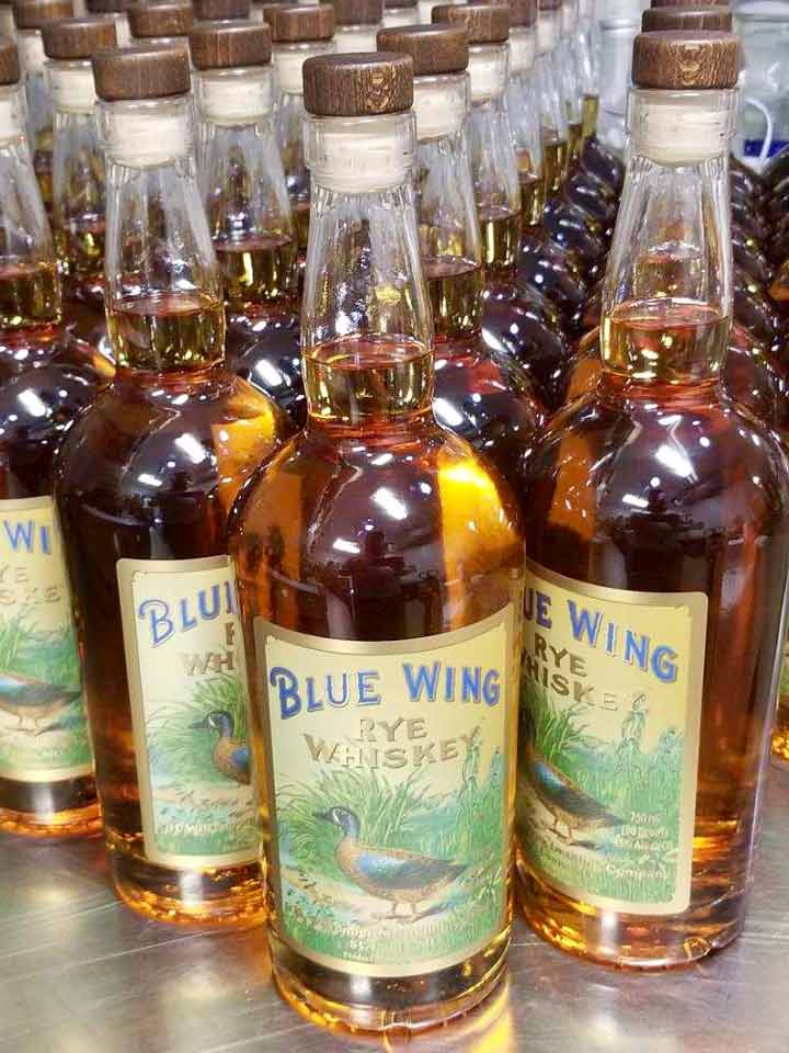 blue wing rye whiskey